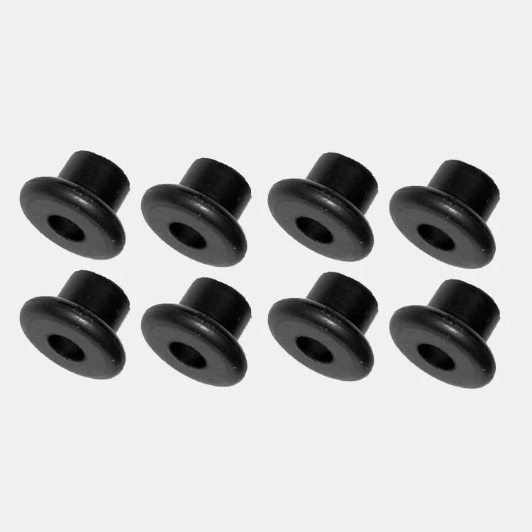 Black Rubber Glass Table Top Spacers